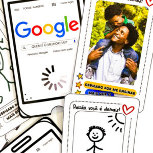 Cartão Dia dos Pais – Tema Google