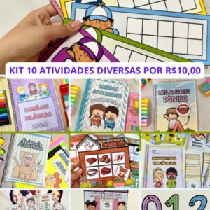 KIT 10 ATIVIDADES DIVERSAS
